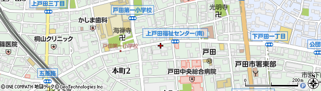 ハンサムＣｌａｓｓｉｃ戸田店周辺の地図