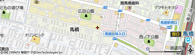 千葉県松戸市西馬橋広手町17周辺の地図