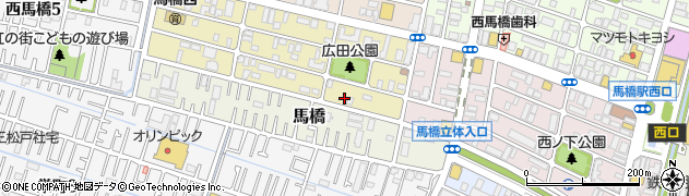 千葉県松戸市西馬橋広手町30周辺の地図