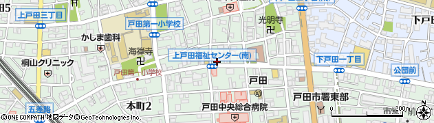 武蔵野銀行戸田支店 ＡＴＭ周辺の地図