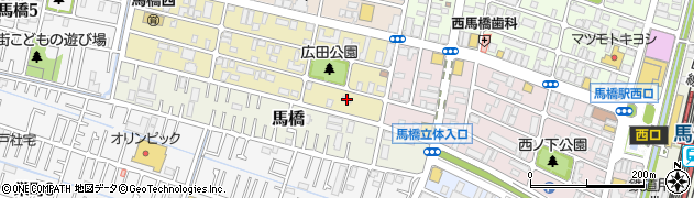 千葉県松戸市西馬橋広手町20周辺の地図