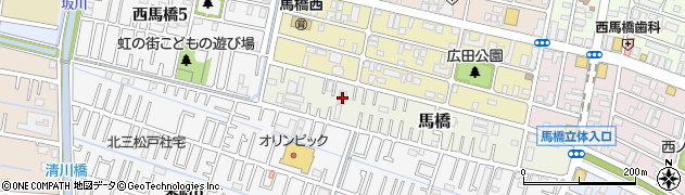 千葉県松戸市馬橋520周辺の地図
