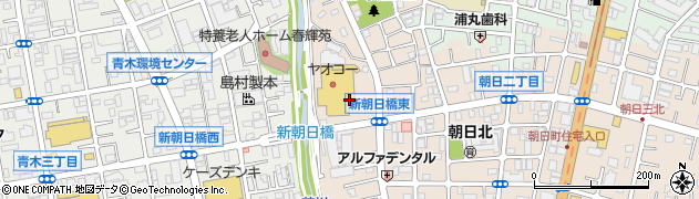マツモトキヨシ川口朝日店周辺の地図
