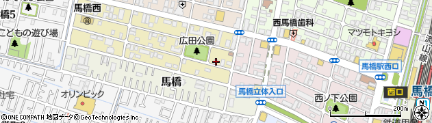 千葉県松戸市西馬橋広手町13周辺の地図
