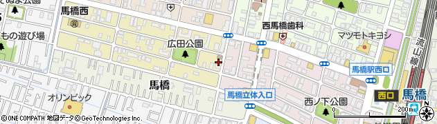 千葉県松戸市西馬橋広手町11周辺の地図