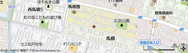 千葉県松戸市西馬橋広手町93周辺の地図