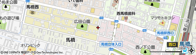 松戸馬橋西郵便局 ＡＴＭ周辺の地図