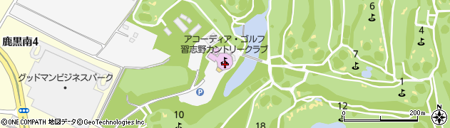 アコーディア・ゴルフ習志野カントリークラブ周辺の地図