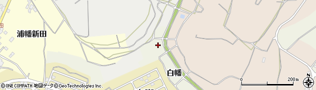千葉県印西市白幡周辺の地図