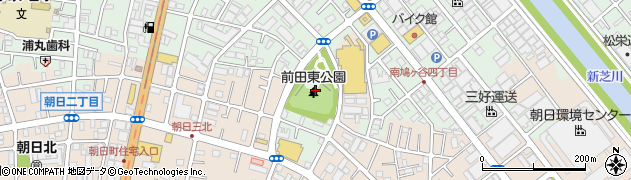前田東公園周辺の地図