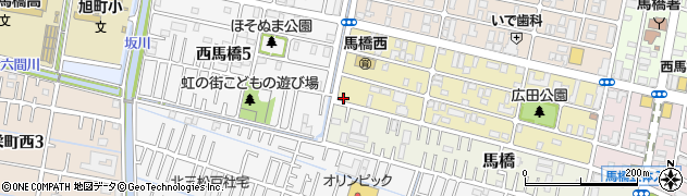 千葉県松戸市西馬橋広手町146周辺の地図