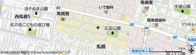 千葉県松戸市西馬橋広手町56周辺の地図