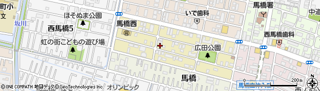 千葉県松戸市西馬橋広手町73周辺の地図