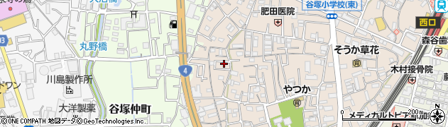 埼玉県草加市谷塚町1149周辺の地図