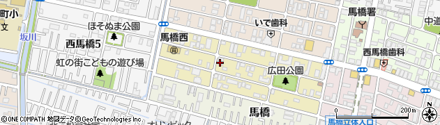 千葉県松戸市西馬橋広手町75周辺の地図