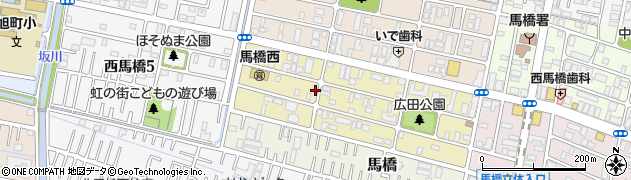 千葉県松戸市西馬橋広手町113周辺の地図