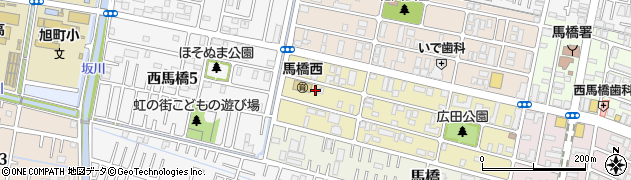 千葉県松戸市西馬橋広手町121周辺の地図