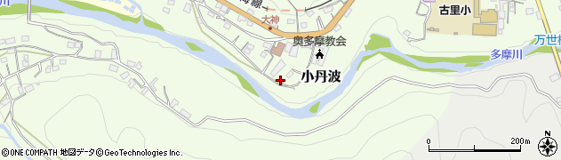 東京都西多摩郡奥多摩町小丹波146周辺の地図