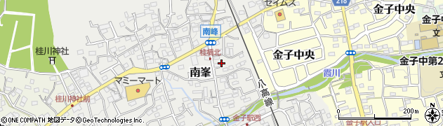 埼玉県入間市南峯178周辺の地図