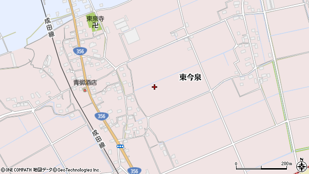 〒289-0613 千葉県香取郡東庄町東今泉の地図