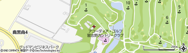 習志野カントリークラブ周辺の地図