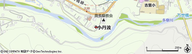 東京都西多摩郡奥多摩町小丹波144周辺の地図