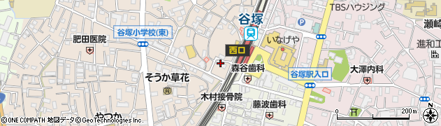 カラオケ・エイト　谷塚店周辺の地図