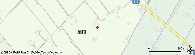茨城県神栖市須田119周辺の地図