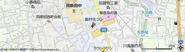 埼玉県草加市両新田東町201周辺の地図