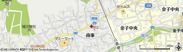 埼玉県入間市南峯122周辺の地図