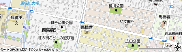 千葉県松戸市西馬橋広手町103周辺の地図