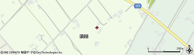 茨城県神栖市須田118周辺の地図