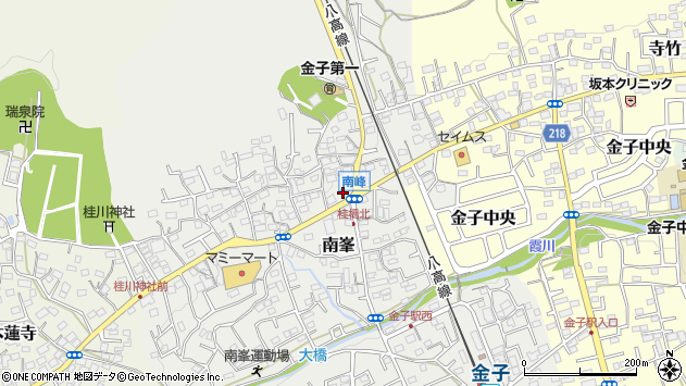 〒358-0046 埼玉県入間市南峯の地図