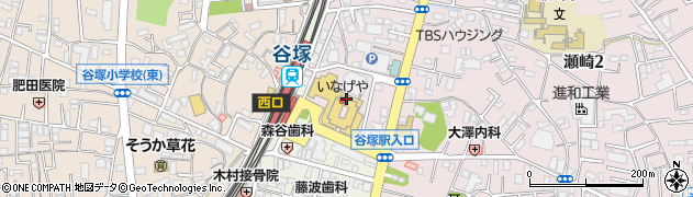 株式会社よむよむ　草加谷塚駅前店周辺の地図