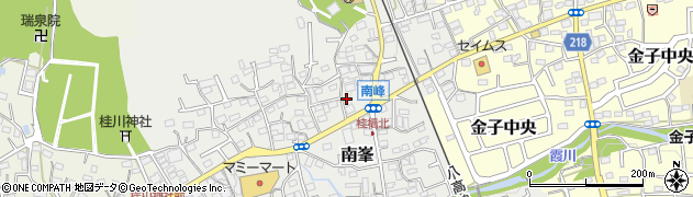 埼玉県入間市南峯1周辺の地図