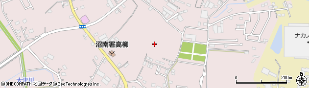 千葉県柏市高柳周辺の地図