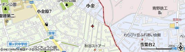 千葉県松戸市栗ケ沢770周辺の地図