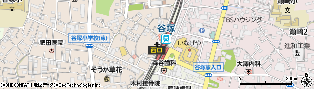 埼玉県草加市谷塚町650周辺の地図