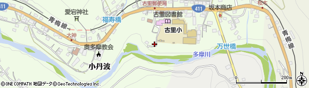 東京都西多摩郡奥多摩町小丹波96周辺の地図