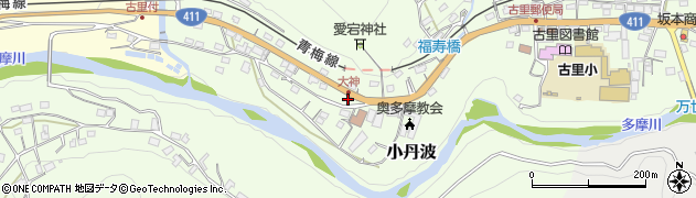 東京都西多摩郡奥多摩町小丹波277周辺の地図