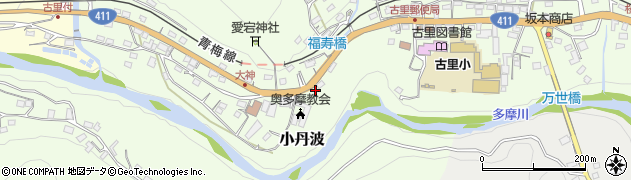 東京都西多摩郡奥多摩町小丹波129周辺の地図