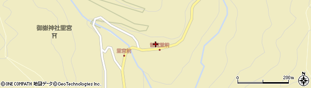 長野県王滝村（木曽郡）松越周辺の地図
