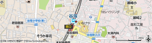 有限会社日下部質店谷塚駅前店周辺の地図