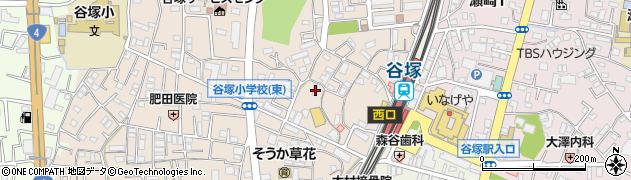 埼玉県草加市谷塚町626周辺の地図