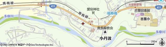 東京都西多摩郡奥多摩町小丹波271周辺の地図