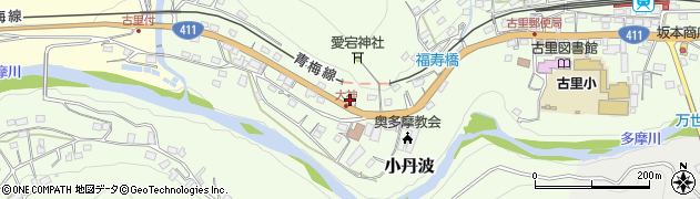 東京都西多摩郡奥多摩町小丹波278周辺の地図