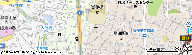 埼玉県草加市谷塚町1214周辺の地図
