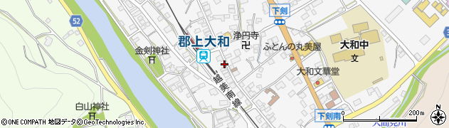 岐阜県郡上市大和町剣282周辺の地図