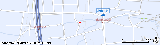 長野県伊那市西春近小出三区周辺の地図