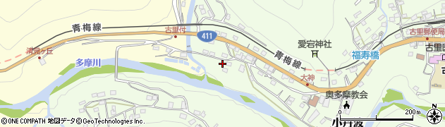東京都西多摩郡奥多摩町小丹波195周辺の地図